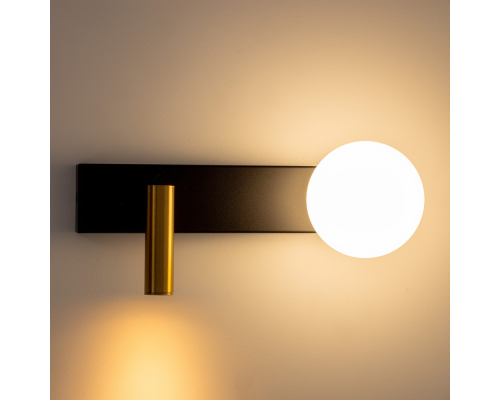 Citilux Декарт CL704451 LED Светильник с выключателем Чёрный+Бронза