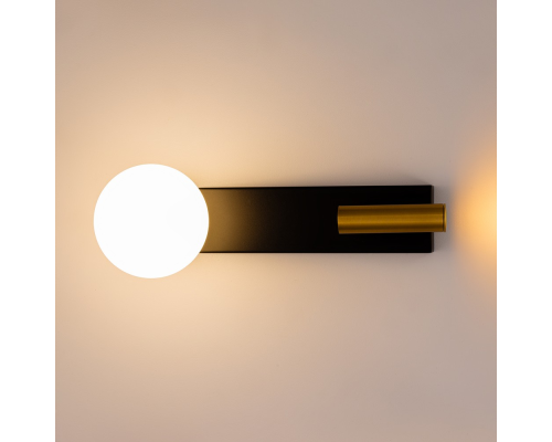 Citilux Декарт CL704451 LED Светильник с выключателем Чёрный+Бронза