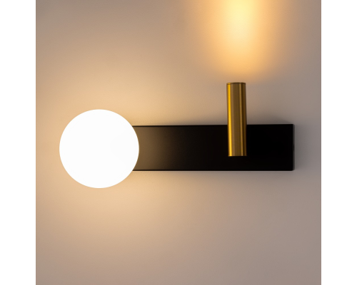 Citilux Декарт CL704451 LED Светильник с выключателем Чёрный+Бронза