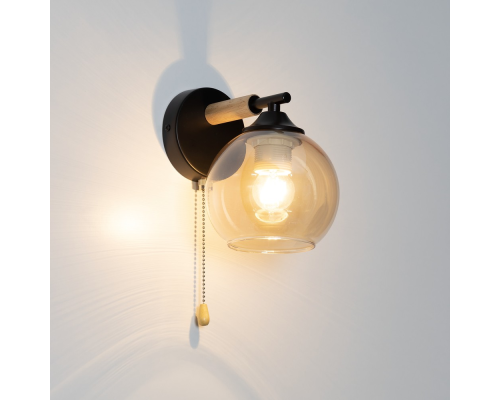 Citilux TIKA CL133411 Бра с выключателем Чёрное