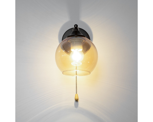 Citilux TIKA CL133411 Бра с выключателем Чёрное