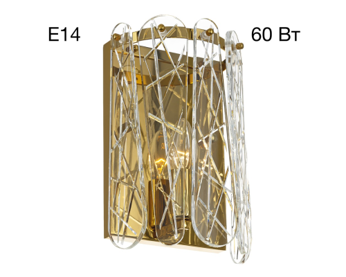 Citilux TALLA CL318412 Бра хрустальное Золото