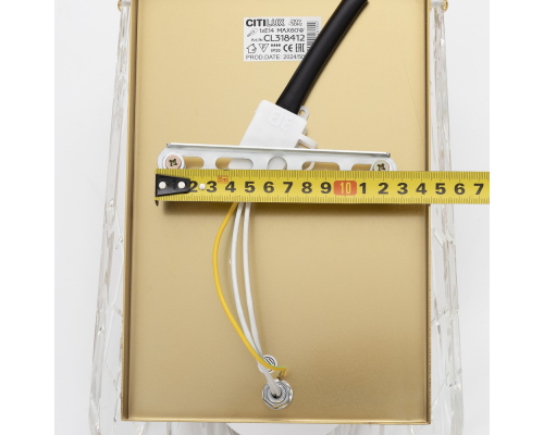 Citilux TALLA CL318412 Бра хрустальное Золото