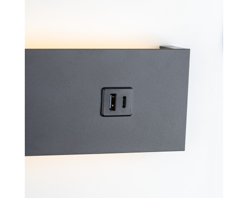 Citilux Декарт CL704461 LED USB Светильник с выключателем Чёрный