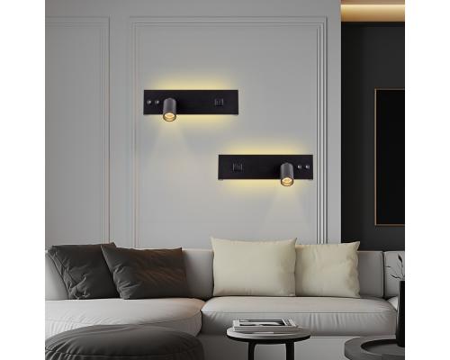 Citilux Декарт CL704461 LED USB Светильник с выключателем Чёрный