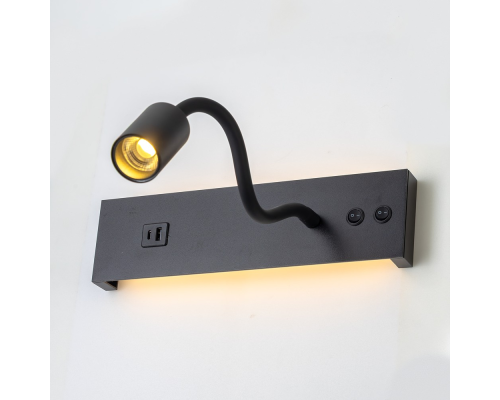 Citilux Декарт CL704471 LED USB Светильник с выключателем Чёрный