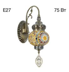 Citilux Каир CL419315 Бра настенное Мозаика Янтарь