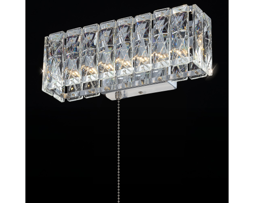 Citilux PALANT CL325312 LED Бра хрустальное с выключателем Хром