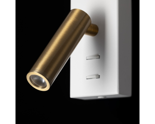 Citilux DEKART CL704480 LED Бра с белым абажуром и выключателем