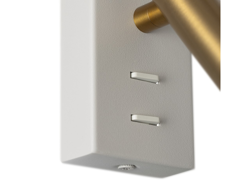 Citilux DEKART CL704480 LED Бра с белым абажуром и выключателем