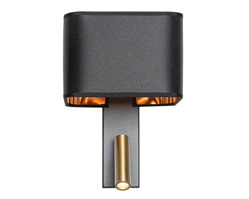 Citilux DEKART CL704481 LED Бра с чёрным абажуром и выключателем