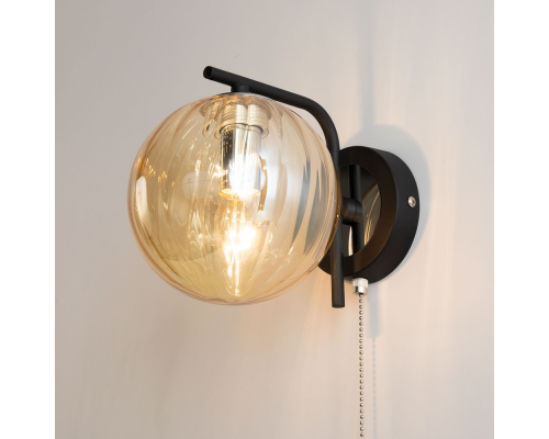 Citilux Эрни CL122315 Бра с выключателем Чёрное