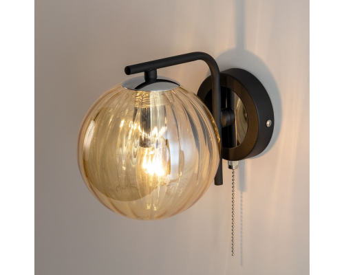 Citilux Эрни CL122315 Бра с выключателем Чёрное