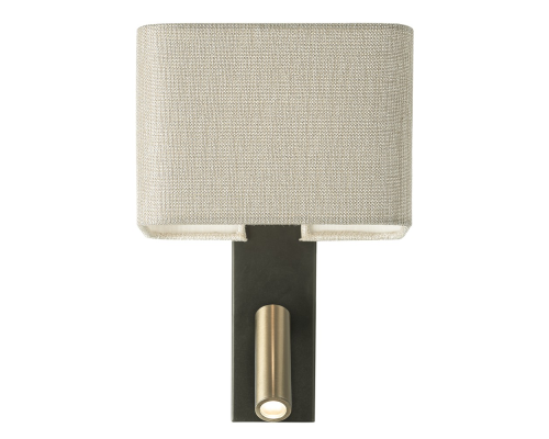 Citilux DEKART CL704483 LED Бра с песочным абажуром и выключателем Чёрное