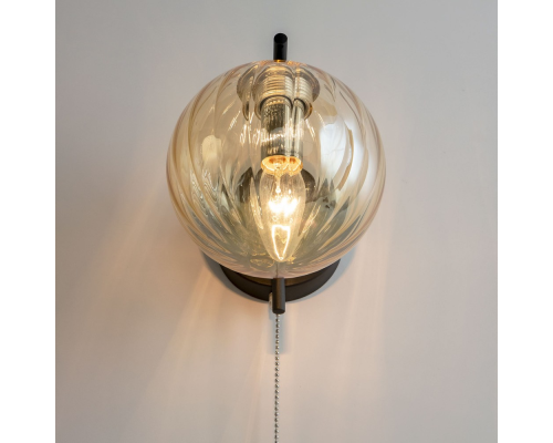 Citilux Эрни CL122315 Бра с выключателем Чёрное