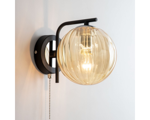 Citilux Эрни CL122315 Бра с выключателем Чёрное