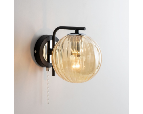 Citilux Эрни CL122315 Бра с выключателем Чёрное