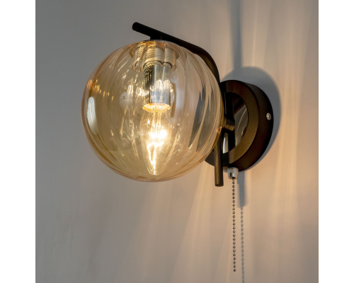 Citilux Эрни CL122315 Бра с выключателем Чёрное