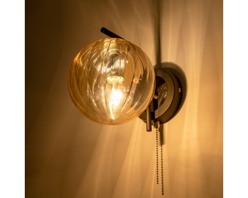 Citilux Эрни CL122315 Бра с выключателем Чёрное