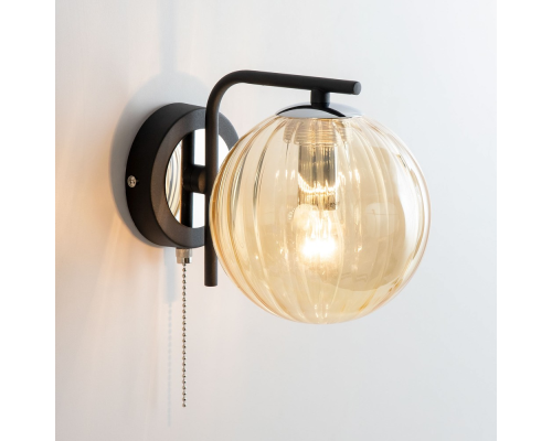 Citilux Эрни CL122315 Бра с выключателем Чёрное