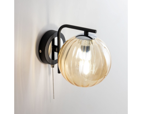 Citilux Эрни CL122315 Бра с выключателем Чёрное