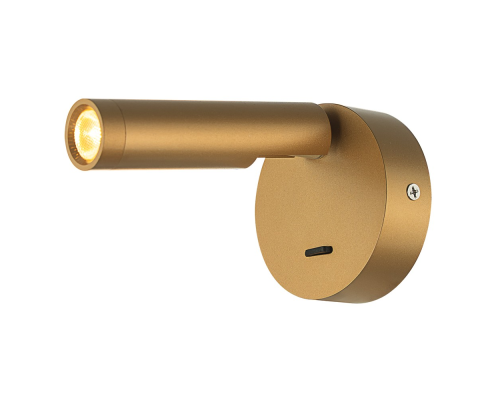 Citilux DEKART CL704102 LED Светильник настеный с выключателем Золото