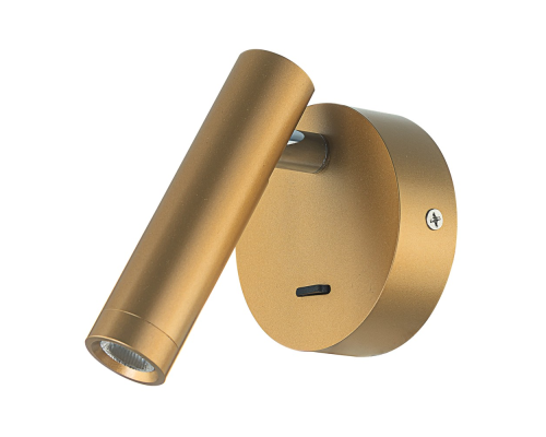 Citilux DEKART CL704102 LED Светильник настеный с выключателем Золото