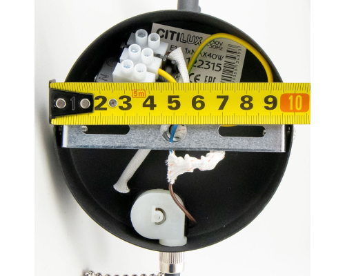 Citilux Эрни CL122315 Бра с выключателем Чёрное