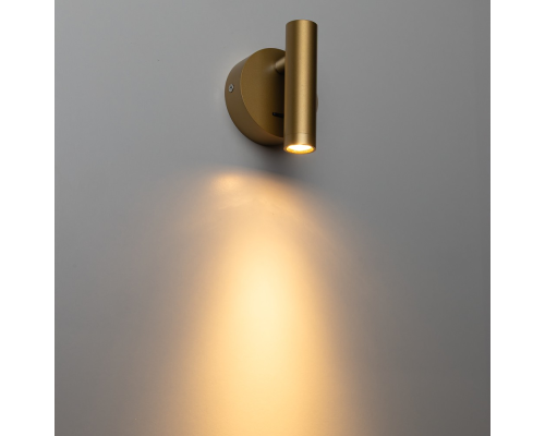 Citilux DEKART CL704102 LED Светильник настеный с выключателем Золото