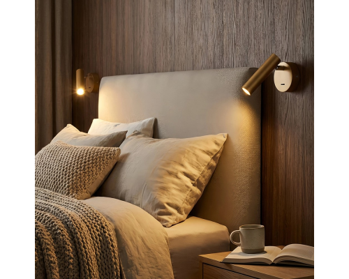 Citilux DEKART CL704102 LED Светильник настеный с выключателем Золото