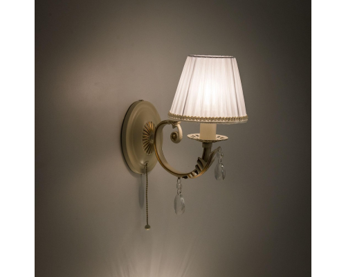 Citilux Элиза CL423311 Бра с абажуром и выключателем Бежевое