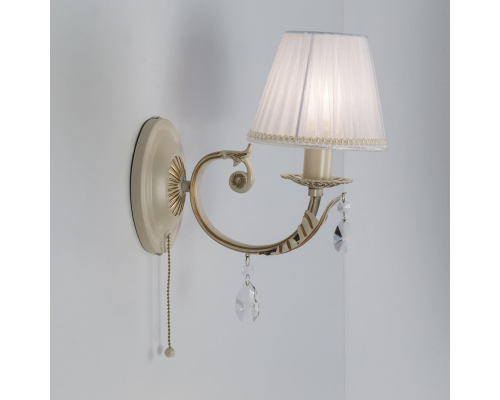 Citilux Элиза CL423311 Бра с абажуром и выключателем Бежевое