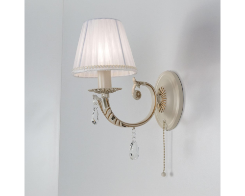 Citilux Элиза CL423311 Бра с абажуром и выключателем Бежевое