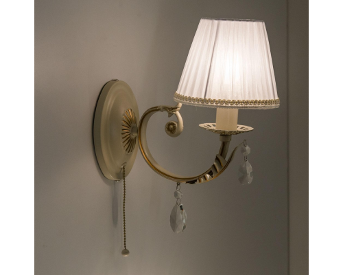 Citilux Элиза CL423311 Бра с абажуром и выключателем Бежевое