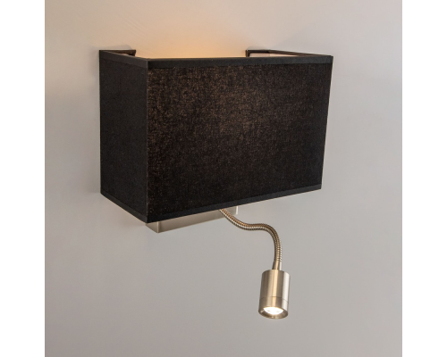 Citiluх Декарт CL704301 Бра с чёрным абажуром и диммером