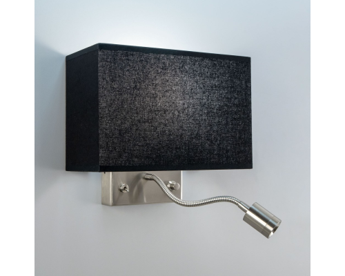 Citiluх Декарт CL704301 Бра с чёрным абажуром и диммером