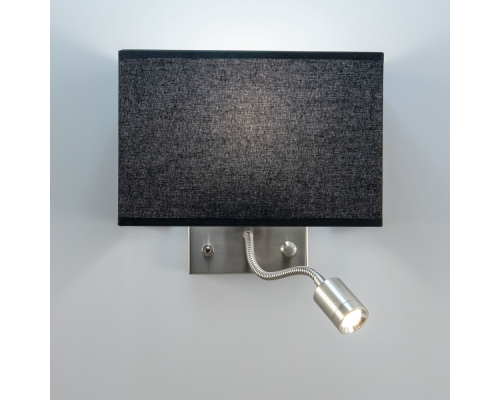 Citiluх Декарт CL704301 Бра с чёрным абажуром и диммером