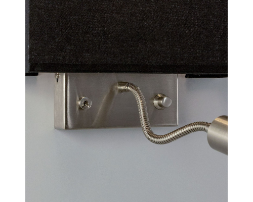 Citiluх Декарт CL704301 Бра с чёрным абажуром и диммером