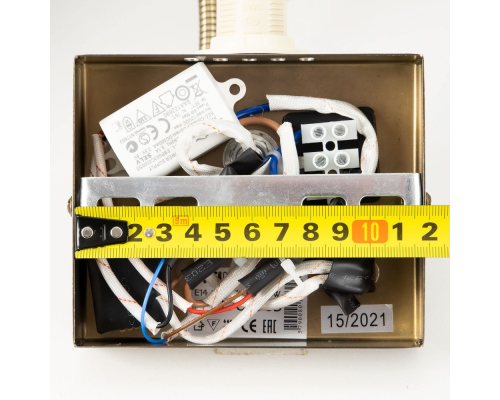 Citiluх Декарт CL704301 Бра с чёрным абажуром и диммером