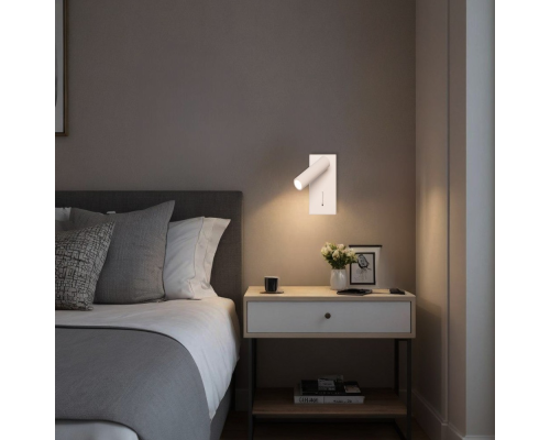 Citilux Декарт CL704350 LED Светильник поворотный с выключателем Белый