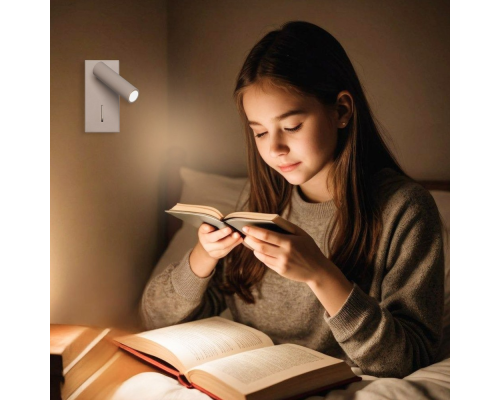 Citilux Декарт CL704350 LED Светильник поворотный с выключателем Белый