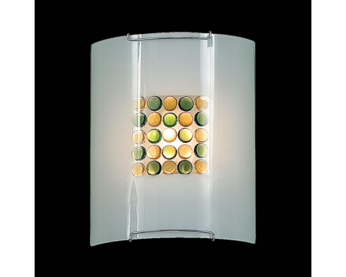 Citilux CL921314 Бра Конфетти 5х5 Желто Зеленый