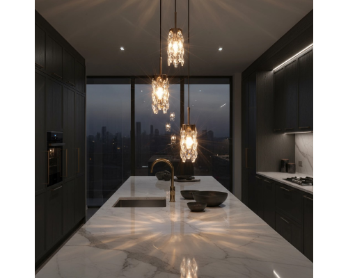 Citilux RONIN CL326013 Подвесной хрустальный светильник