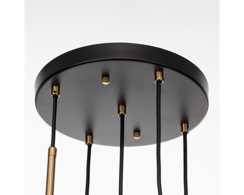 Citilux RONIN CL326015 Подвесной каскадный хрустальный светильник