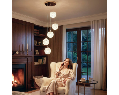 Citilux CLOUDY CL323052 Подвесной каскадный светильник