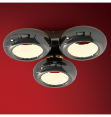 Citilux Орбита CL707233 Люстра светодиодная Чёрный Хром