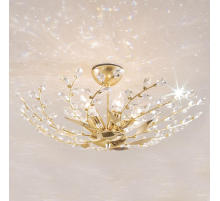 Citilux Ривьера CL311271 Люстра хрустальная Золото