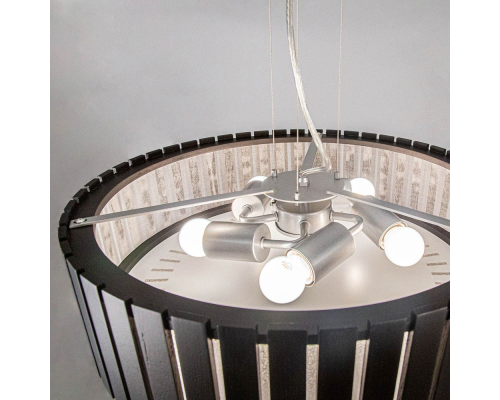 Citilux Ямато CL137251 Люстра подвесная деревянная Чёрная