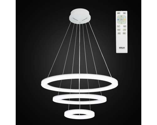 Citilux Электрон CL710104RS LED Люстра подвесная с пультом Белая