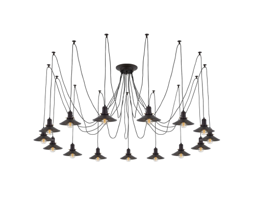 Citilux Эдисон CL451152 Люстра паук Венге